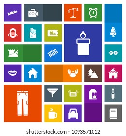 Modern, simple, colorful vector icon set with sunglasses, building, sea, collection, message, library, candle, hippie, ship, pants, seafood, crab, tower, shape, castle, stroke, glasses, boat icons