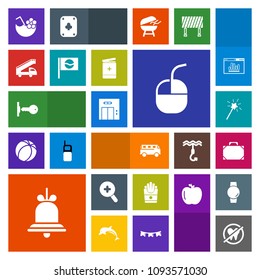 Modern, simple, colorful vector icon set with office, health, bus, door, food, modern, snack, fast, glass, zoom, notification, transport, bag, key, white, drink, alert, leather, alarm, internet icons
