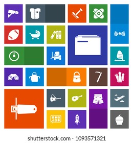 Modern, simple, colorful vector icon set with off, paper, white, surf, chess, pie, switch, sign, cake, truck, business, document, bag, guitar, security, american, ocean, game, flash, fashion icons