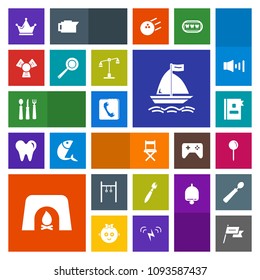 Modern, simple, colorful vector icon set with volume, seat, warm, wind, spoon, cold, cooler, utensil, drop, patriotism, home, christmas, athlete, business, pan, royal, queen, directory, cooking icons