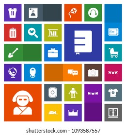Modern, simple, colorful vector icon set with celebration, poker, machine, paper, basketball, construction, cabinet, furniture, beautiful, talk, play, robot, tool, japan, recycling, child, asian icons