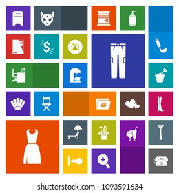 Modern, simple, colorful vector icon set with sand, office, summer, technology, drink, bed, caffeine, phone, bedroom, chair, dollar, double, cafe, currency, furniture, sunbed, sandbox, usd, play icons