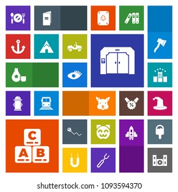 Modern, simple, colorful vector icon set with food, face, asian, cinema, plate, cute, sign, home, circus, hat, beauty, girl, knife, kitty, summer, bed, japan, tent, rabbit, spoon, bunny, child icons