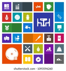 Modern, simple, colorful vector icon set with headwear, sink, family, bathroom, dinner, fashion, computer, water, hat, refrigerator, laptop, internet, pineapple, fresh, music, fridge, boat, tap icons
