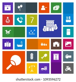 Modern, simple, colorful vector icon set with tool, house, table, star, chart, green, baby, farm, photo, safety, toy, refrigerator, estate, laboratory, kilogram, data, equipment, business, real icons