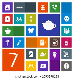 Modern, simple, colorful vector icon set with healthy, drink, pump, sweet, health, dental, fuel, station, sport, cold, tool, salt, cone, dentist, bowling, play, clothing, white, equipment, menu icons