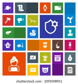 Modern, simple, colorful vector icon set with file, wine, drink, tool, add, glass, groom, computer, plug, pasta, food, security, data, gun, communication, play, child, android, duck, futuristic icons