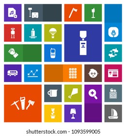 Modern, simple, colorful vector icon set with concept, dessert, hand, boat, transparent, robot, wind, technology, water, telephone, seafood, futuristic, communication, add, stationary, sweet icons