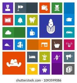 Modern, simple, colorful vector icon set with red, wine, clothing, drink, doctor, left, headwear, fashion, alcohol, office, travel, hospital, healthy, bus, hot, medical, vegetable, cap, ringing icons