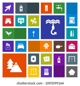 Modern, simple, colorful vector icon set with wine, game, wear, horse, fashion, message, envelope, health, white, toothbrush, communication, space, web, kid, play, environment, food, template icons