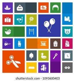 Modern, simple, colorful vector icon set with swine, juice, present, call, ring, library, cut, dessert, sunglasses, tool, cocktail, sweet, birthday, drink, sport, boat, animal, nature, fashion icons