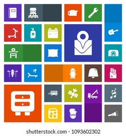Modern, simple, colorful vector icon set with warm, food, page, japan, shine, white, taiko, flashlight, book, paper, drawer, home, bar, chocolate, satellite, hydrant, speed, bed, scooter, sweet icons