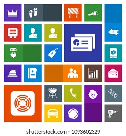 Modern, simple, colorful vector icon set with cooking, person, grill, human, business, barbecue, mobile, meat, equipment, electricity, hand, machine, power, tag, crown, plug, account, chart, add icons