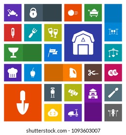 Modern, simple, colorful vector icon set with staple, temperature, android, sweet, glass, newborn, nation, work, station, wind, gardening, search, sport, equipment, space, garden, baby, sign icons