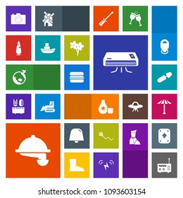 Modern, simple, colorful vector icon set with carrot, photography, summer, fresh, travel, japanese, wagasa, flight, kite, conditioning, waiter, sky, radio, photo, culture, restaurant, japan, raw icons