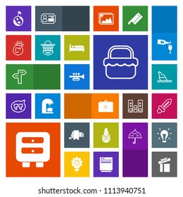Modern, simple, colorful vector icon set with celebration, corn, cartoon, globe, temperature, space, drawer, pasta, way, earth, music, clean, sound, holiday, trumpet, grass, fahrenheit, drink icons