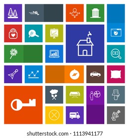 Modern, simple, colorful vector icon set with chief, north, chart, restaurant, building, environment, estate, conditioner, forest, style, pillow, conditioning, leather, space, object, tree, find icons