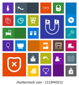 Modern, simple, colorful vector icon set with ocean, food, equipment, dental, toy, nature, field, dolphin, science, furniture, footwear, repair, hygiene, grocery, care, wildlife, wrench, shop icons