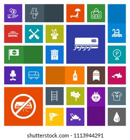 Modern, simple, colorful vector icon set with car, money, travel, japan, sakura, sea, water, seafood, ocean, oar, cherry, canoe, white, road, paddle, magic, liquid, finance, drink, urban, ladder icons