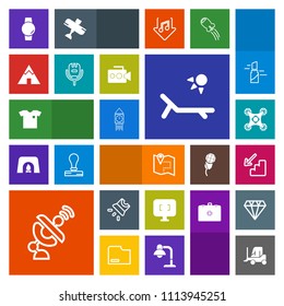 Modern, simple, colorful vector icon set with london, watch, monitor, location, upstairs, communication, delivery, tower, summer, map, screen, ben, cargo, down, transport, gadget, satellite, new icons