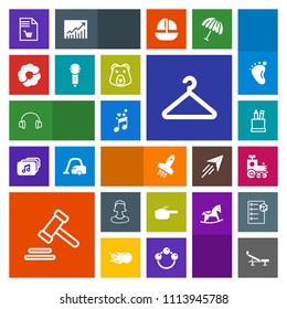 Modern, simple, colorful vector icon set with audio, legal, rocket, profile, toy, shopping, justice, transport, avatar, courthouse, education, seat, box, musical, doughnut, travel, human, sweet icons