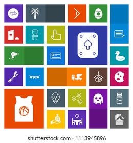 Modern, simple, colorful vector icon set with replace, concrete, bulb, food, nature, communication, substitute, construction, replacement, restaurant, doughnut, mixer, wildlife, screen, bird icons