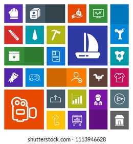 Modern, simple, colorful vector icon set with warm, business, boat, download, event, identity, clothes, tie, clothing, scarf, sale, fashion, delete, diagram, kid, equipment, video, ship, id, web icons