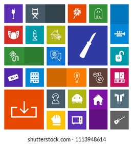 Modern, simple, colorful vector icon set with space, person, alien, guitar, protection, summer, sky, internet, white, human, baby, profile, monster, fun, sign, care, travel, fiction, alcohol icons
