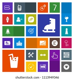 Modern, simple, colorful vector icon set with vintage, dessert, drink, key, winter, gym, notification, cold, metal, piece, trend, equipment, alarm, string, fashion, juice, chess, clothes, lock icons