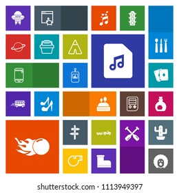 Modern, simple, colorful vector icon set with scary, poker, holiday, phone, cake, way, mediterranean, clown, healthy, planet, truck, ufo, direction, comet, astronomy, play, cell, television, tv icons