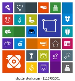 Modern, simple, colorful vector icon set with glass, folder, cocktail, pizza, mask, magnetic, drink, business, pole, data, paper, wear, bar, file, clothing, stick, cosmos, lunch, food, template icons