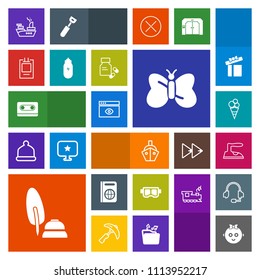 Modern, simple, colorful vector icon set with sea, housework, food, travel, beauty, snorkel, clothes, white, baby, tape, water, military, summer, immigration, browser, ironing, passport, audio icons