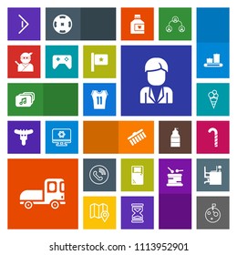 Modern, simple, colorful vector icon set with samurai, male, vehicle, phone, white, sport, man, delivery, file, food, ninja, transport, flag, shape, astronaut, transportation, japan, weapon, boy icons