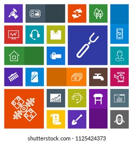 Modern, simple, colorful vector icon set with boat, air, profile, avatar, estate, ship, transportation, call, building, house, photography, home, industry, knife, office, builder, architecture icons