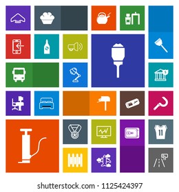 Modern, simple, colorful vector icon set with medicine, mail, diagnostic, transportation, light, street, sign, harvest, award, road, bus, finance, money, phone, box, agriculture, extreme, sickle icons