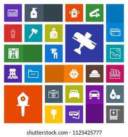 Modern, simple, colorful vector icon set with car, window, button, flight, medicine, medical, child, spring, photo, kit, box, cross, photography, childhood, clothing, analysis, shirt, nest, kid icons