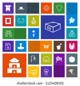Modern, simple, colorful vector icon set with photo, dirt, financial, clothing, cap, food, ice, banking, drill, jacket, money, clothes, temple, fashion, coat, hat, outfit, atv, child, kid, quad icons