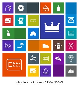 Modern, simple, colorful vector icon set with vessel, outdoor, bed, tent, fashion, file, profile, safety, sea, travel, paddle, adventure, safe, camp, ocean, cradle, crown, security, canoe, ship icons