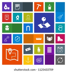 Modern, simple, colorful vector icon set with refresh, drink, plane, pub, road, hair, japan, map, pointer, flight, toothpaste, monster, bar, reload, travel, care, ufo, businessman, airplane, pin icons