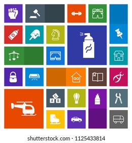 Modern, simple, colorful vector icon set with wear, mobile, care, hand, balloon, transport, paint, estate, abc, construction, education, road, alphabet, architecture, dentist, grunge, medical icons
