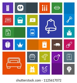 Modern, simple, colorful vector icon set with blossom, container, chat, speech, market, shovel, plastic, web, aluminum, equipment, white, bedroom, direction, double, can, floral, agenda, nature icons