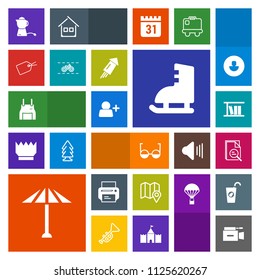 Modern, simple, colorful vector icon set with sign, location, eye, film, apron, uniform, zoom, japanese, web, tag, teapot, video, bicycle, map, add, ice, printer, japan, eyeglasses, technology icons