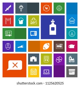 Modern, simple, colorful vector icon set with football, interface, upload, restaurant, athlete, ball, dinner, espresso, glass, microwave, account, american, caffeine, player, time, oven, chat icons