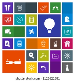 Modern, simple, colorful vector icon set with folder, planet, modern, building, coffee, chess, communication, infographic, music, drink, message, shop, chart, cup, web, document, sky icons