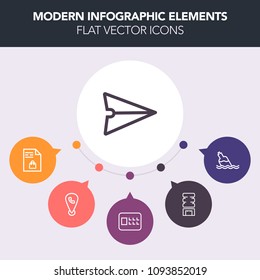 Modern, simple, colorful vector infographic background with water, liquid, security, mineral, transparent, email, cold, market, sign, lock, note, summer, bottle, blue, web, safe, shopping, list icons