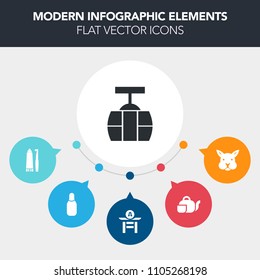 Modern, simple, colorful vector infographic background with ball, bowling, culture, transport, travel, traditional, pot, rabbit, tooth, asian, happy, health, urban, tea, car, graphic, beverage icons