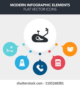 Modern, simple, colorful vector infographic background with group, beach, road, travel, summer, biking, animal, race, background, message, traffic, sun, sunny, flight, save, sky, white, data icons