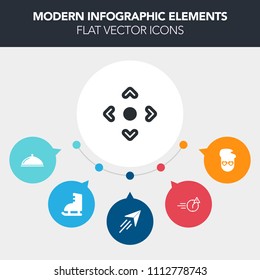 Modern, simple, colorful vector infographic background with hipster, aviation, travel, concept, vintage, job, paper, computer, service, style, winter, activity, fashion, plane, ice, web, plate icons