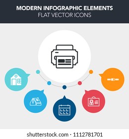 Modern, simple, colorful vector infographic background with woman, sign, computer, window, building, office, social, construction, male, profile, date, girl, female, fasten, city, architecture icons