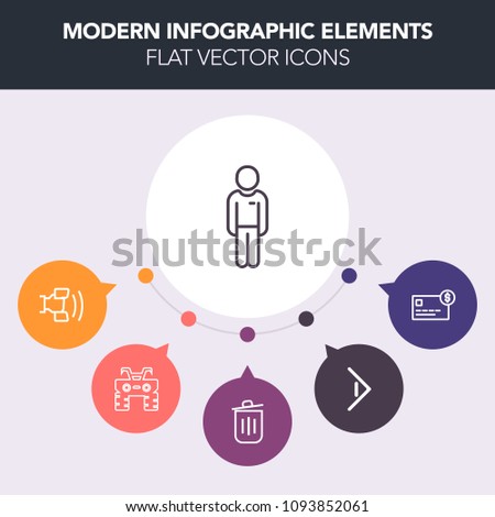 Modern, simple, colorful vector infographic background with internet, young, phone, cash, payment, purchase, next, extreme, credit, communication, cell, arrow, casual, can, cellphone, button icons